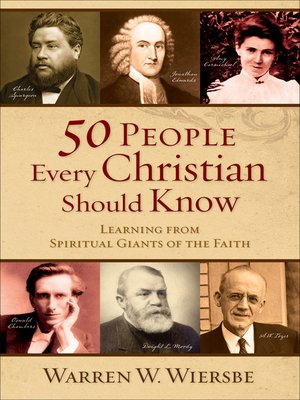 cover image of 50 People Every Christian Should Know
